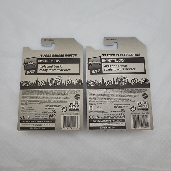 Hot Wheels '19 Ford Ranger Raptor HW HOT TRUCKS - Picture 2 of 2